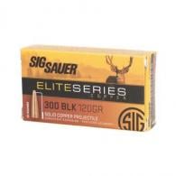 Sig Sauer Elite Copper Duty .300 Black 120 gr Copper Solid 20 Bx/ 10 Cs - E300H1SBR20