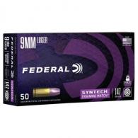 Federal American Eagle Training Match 9mm 147 GR Total Syntech jacket Flat Nose (TSJFN) 50 Bx/ 10 Cs - AE9SJ3 Federal American Eagle Training Match 9mm 147 GR Total Syntech jacket Flat Nose (TSJFN) 50 Bx/ 10 Cs - AE9SJ3