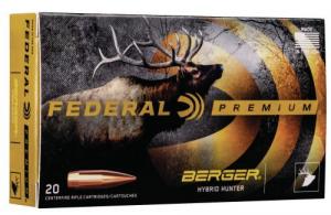Federal Premium Gold Medal 300 Win Mag 215 gr Berger Hybrid Open Tip Match 20 Bx/ 10 Cs