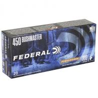 Federal Power-Shok Rifle Ammunition .450 Bushmaster 300 gr JHP 1900 fps 20/ct - 450BMB Federal Power-Shok Rifle Ammunition .450 Bushmaster 300 gr JHP 1900 fps 20/ct - 450BMB