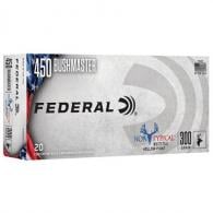 Federal Non-Typical 450 Bushmaster Ammo 300gr Soft Point 20rd box - 450MDT1 Federal Non-Typical 450 Bushmaster Ammo 300gr Soft Point 20rd box - 450MDT1