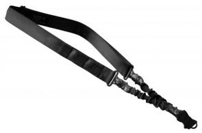 Phase 5 Weapon Systems Single Point Sling Adjustable Bungee Black Nylon Strap w/Elastic Shock-Cord for Rifle/Shotgun - SLGBLK Phase 5 Weapon Systems Single Point Sling Adjustable Bungee Black Nylon Strap w/Elastic Shock-Cord for Rifle/Shotgun - SLGBLK