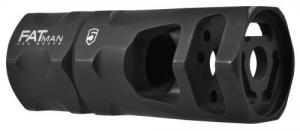 Phase 5 Weapon Systems FATman Hex Brake 5.56x45mm NATO 1/2"-28 tpi 3" Black Parkerized Steel
