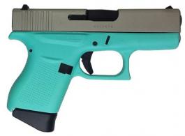 Glock UI4350201RES G43 Subcompact 9mm Double 3.39 6+1 Robin Egg Blue In - UI4350201CKRESA Glock UI4350201RES G43 Subcompact 9mm Double 3.39 6+1 Robin Egg Blue In - UI4350201CKRESA