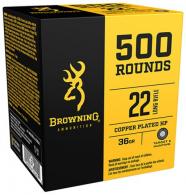 Browning Ammo BPR 22 LR 36 gr Plated Hollow Point 500 Bx/ 4 Cs - B194122000 Browning Ammo BPR 22 LR 36 gr Plated Hollow Point 500 Bx/ 4 Cs - B194122000