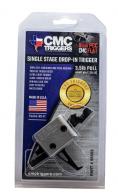 CMC Triggers Drop-In PCC AR-15, AR-10 9mm Single-Stage Flat 3.00-3.50 lbs - 95503