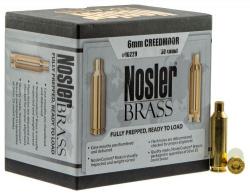 Nosler 10229 Unprimed Cases 6mm Creedmoor Rifle Brass 50 Per Box - 172