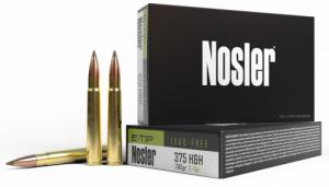 Nosler E-Tip 375 H&H Mag 260 gr E-Tip Boat-Tail 20 Bx/ 10 Cs