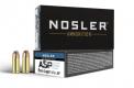 Nosler Match Grade Handgun 9mm 147 GR Jacket Hollow Point 50 Bx/ 10 Cs