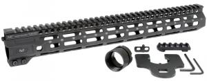 MIDWEST INDUSTRIES INC MICRM15 M-Series AR-15 6061 Aluminum Black Hard Coat Anodized 15" - MICRM15 MIDWEST INDUSTRIES INC MICRM15 M-Series AR-15 6061 Aluminum Black Hard Coat Anodized 15" - MICRM15