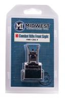Midwest Industries Combat Rifle Front Sight AR-15, M4, M16 Black Hardcoat Anodized Flip Up Steel/Aluminum - MICRSF Midwest Industries Combat Rifle Front Sight AR-15, M4, M16 Black Hardcoat Anodized Flip Up Steel/Aluminum - MICRSF