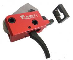 Timney Triggers PCC Trigger AR Platform Black/Red Two-Stage Curved 2 lbs - 682 Timney Triggers PCC Trigger AR Platform Black/Red Two-Stage Curved 2 lbs - 682