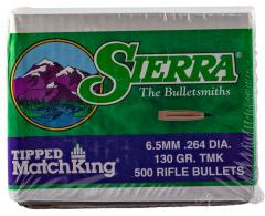 Sierra Tipped MatchKing 264 Cal .264 130 gr Tipped MatchKing 500 Per Box - 7430C Sierra Tipped MatchKing 264 Cal .264 130 gr Tipped MatchKing 500 Per Box - 7430C