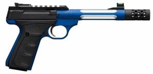 Browning 051551490 Buck Mark Plus Lite Competition SR 22 LR 5.90" 10+1 Blue Anodized Matte Black Aluminum Slide Black Ultragrip