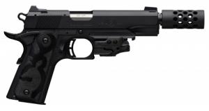 Browning 051877490 1911-22 Black Label SR 22 LR 4.88" 10+1 Black Black Anodized Aluminum Stippled Buckmark Logo Grip - 051877490 Browning 051877490 1911-22 Black Label SR 22 LR 4.88" 10+1 Black Black Anodized Aluminum Stippled Buckmark Logo Grip - 051877490