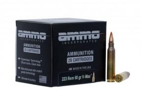 Ammo Inc Jesse James 223 Rem 60 gr V-Max 20 Bx/ 10 Cs - 223060VMXA20