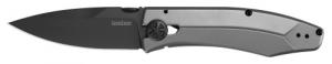 Kershaw 3440 Innuendo 3.30" Folding Drop Point Plain Black TiCN 8Cr13MoV SS Blade Bead Blasted Stainless Steel Handle Includes P - 280 Kershaw 3440 Innuendo 3.30" Folding Drop Point Plain Black TiCN 8Cr13MoV SS Blade Bead Blasted Stainless Steel Handle Includes P - 280