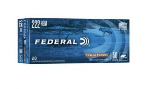 Federal V-Shok Nosler Ballistic Tip 20RD 40gr 222 Remington - P222C Federal V-Shok Nosler Ballistic Tip 20RD 40gr 222 Remington - P222C