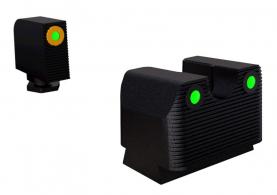 Rival Arms For Glock 17 MOS, 19 MOS Square Green Tritium Handgun Sights - RA3A231G
