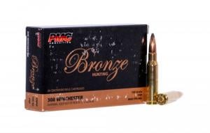 PMC Bronze Soft Point 308 Winchester Ammo 20 Round Box - 308SP