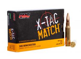 PMC X-Tac Match 308 Win 168 gr Open Tip Match (OTM) 20 Bx/ 40 Cs - 308XM PMC X-Tac Match 308 Win 168 gr Open Tip Match (OTM) 20 Bx/ 40 Cs - 308XM