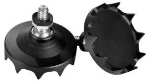 Warne Skyline Claw Feet  Black Aluminum/Steel - 7951M