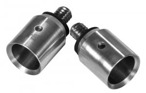 Warne Skyline Foot Adapter Silver Steel - 7954M Warne Skyline Foot Adapter Silver Steel - 7954M
