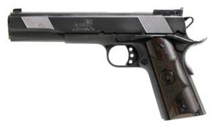Iver Johnson Arms 1911 Eagle XL .45 ACP 6" 8+1 Matte Blued Long Slide Diamondwood Walnut w/Logo Grip Adjustable Sights