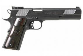 Iver Johnson Arms 1911 Eagle XL 10mm Auto 6" 8+1 Matte Blued Black Cerakote Long Slide Diamondwood Walnut with Integra - GIJ29