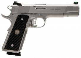 Wilson Combat 1911 CQB Elite .45 ACP Single 5 8+1 Black G10 Diagonal Grip Stainless Steel Slide - CQBEFS45SS