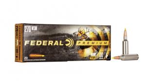 Federal Vital-Shok 270 WSM Nosler Ballistic Tip 130gr 20rd box - P270WSMB Federal Vital-Shok 270 WSM Nosler Ballistic Tip 130gr 20rd box - P270WSMB