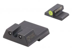 Night Fision HK VP9, VP40, P30, P30SK, P30L, 45 Square Tritium Handgun Sights - HAK126007YGZG