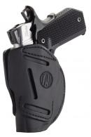 1791 Gunleather 3 Way Black Leather OWB 1911 3-4" Ambidextrous Hand - 3WH1SBLA 1791 Gunleather 3 Way Black Leather OWB 1911 3-4" Ambidextrous Hand - 3WH1SBLA