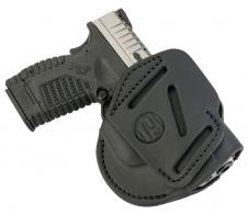 1791 Gunleather 3 Way Stealth Black Leather OWB Sprgfld XD, XD-S/Walther G2C, PPS Ambidextrous Hand - 3WH4SBLA 1791 Gunleather 3 Way Stealth Black Leather OWB Sprgfld XD, XD-S/Walther G2C, PPS Ambidextrous Hand - 3WH4SBLA