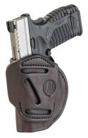 1791 Gunleather 4 Way Signature Brown Leather IWB/OWB For Glock 26-30/33/39; Sig P228/239; Sprgfld XDS/XDE/XD9/40; Taur - 4WH4SBRR