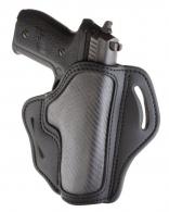 1791 Gunleather BH2.3 Carbon Fiber/Black Leather OWB For Glock 17; HK VP9; Sig P226 Right Hand - CFBH23SBLR 1791 Gunleather BH2.3 Carbon Fiber/Black Leather OWB For Glock 17; HK VP9; Sig P226 Right Hand - CFBH23SBLR
