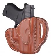 1791 Gunleather BCH For Glock 43/Walther PPK Classic Brown Leather - BHCCBRR
