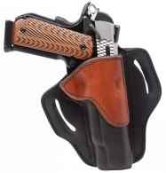 1791 Gunleather BH1 Black w/Brown Trim Leather OWB 1911 4"-5" Right Hand - BH1BLBR 1791 Gunleather BH1 Black w/Brown Trim Leather OWB 1911 4"-5" Right Hand - BH1BLBR