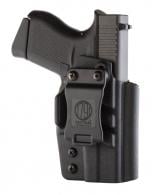 1791 Gunleather TACIWB43BLKR Tactical Kydex IWB Fits For Glock 43 Kydex Black