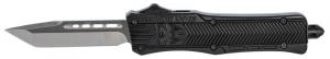 Cobra Tec Knives CTK-1 Small 2.75" Tanto Plain Black Aluminum Handle OTF - SBCTK1STNS Cobra Tec Knives CTK-1 Small 2.75" Tanto Plain Black Aluminum Handle OTF - SBCTK1STNS