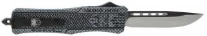 Cobra Tec Knives CTK-1 Medium 3" Drop Point Plain D2 Steel Carbon Fiber Aluminum Handle OTF - MCFCTK1MDNS Cobra Tec Knives CTK-1 Medium 3" Drop Point Plain D2 Steel Carbon Fiber Aluminum Handle OTF - MCFCTK1MDNS
