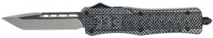 Cobra Tec Knives CTK-1 Medium 3" Tanto Black Plain D2 Steel Carbon Fiber Aluminum Handle OTF - MCFCTK1MTNS Cobra Tec Knives CTK-1 Medium 3" Tanto Black Plain D2 Steel Carbon Fiber Aluminum Handle OTF - MCFCTK1MTNS