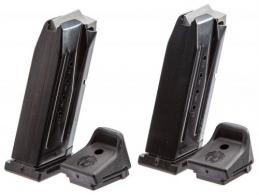 Ruger Security9 Compact 9mm Luger 10 Round Steel Black Finish 2 Pack - 90686