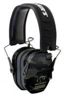 Walker's Razor Slim Electronic Muff Polymer 23 dB Over the Head Black MultiCam Ear Cups with Black Headband & White - GWPRSEMMCCG