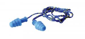 Walker's Corded Foam Ear Plugs 27 dB In The Ear Blue Ear Buds with Blue & Yellow Cord Adult - GWPTPRCORDBL Walker's Corded Foam Ear Plugs 27 dB In The Ear Blue Ear Buds with Blue & Yellow Cord Adult - GWPTPRCORDBL