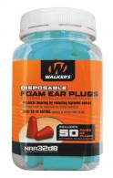 Walkers Foam Ear Plugs 33 dB Teal 50 Pair - GWPFP-50PKTL