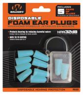 Walkers Foam Ear Plugs 33 dB Teal 5 Pair - GWPFP5PKTL Walkers Foam Ear Plugs 33 dB Teal 5 Pair - GWPFP5PKTL
