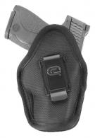 Crossfire Shooting Gear CRFMPCTSA1M1 The Impact IWB Size 01 Black Ballistic Nylon Belt Clip Fits Micro 1-1.50" Barrel Ambidextro - 220