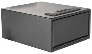 Stack-On Quick Access Safe Access Code/Key Entry Matte Black Steel Holds 1 Handgun - QAS1845E