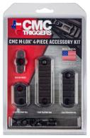 CMC Triggers M-LOK 4-Piece Rail Kit Black Anodized Aluminum - 81724 CMC Triggers M-LOK 4-Piece Rail Kit Black Anodized Aluminum - 81724